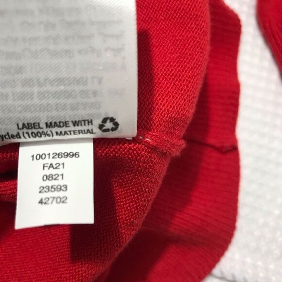 Charter club Full button down red sweater size Pl.        S170 - Picture 8 of 9